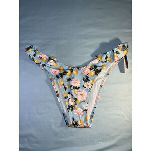 NWT Victoria's Secret Swim Bottoms Brazilian Cut Lemon Print